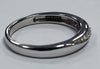 Stunning 9ct White Gold Ring With Clear Stone - 2.24G - Size K - Hallmarked