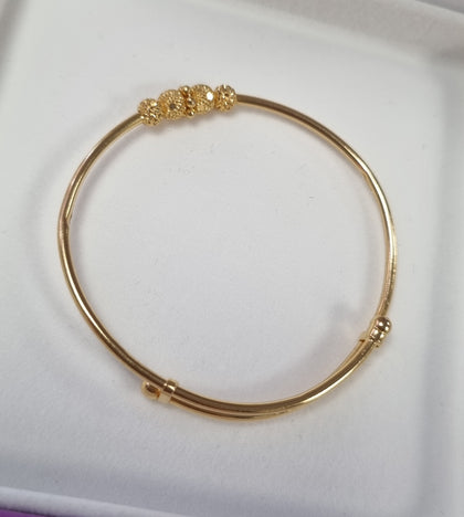 22ct gold baby bangle