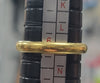 22ct Yellow Gold Band Ring - 3.9G - Size M - Hallmarked