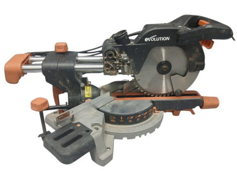 Evolution R210SMS Corded Sliding Metre Saw (Multi-Material) 1500W - 240V