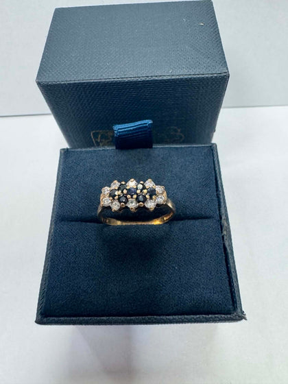 1.8g 9ct Gold Vintage Cluster RIng - Size M - **Hallmarked**