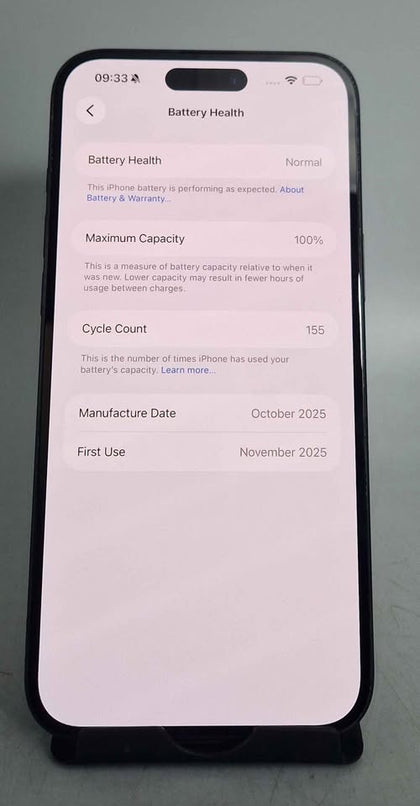 Apple iPhone 16 Plus 128GB Black, Unlocked 100%BH