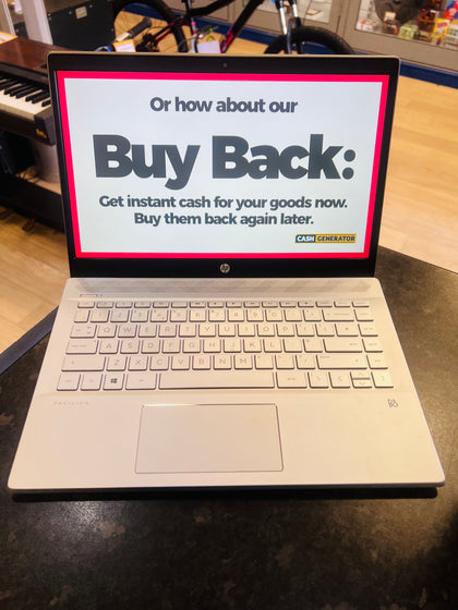 HP Pavilion Laptop (Silver): 128GB SSD + 4GB RAM