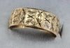 9ct Gold Patterned Band Size W1/2