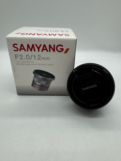 Samyang F2.0/12mm Panasonic Fit Lens