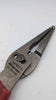 SNAP ON TOOLS USA 9" Talon Grip Long Nose Slip Joint Pliers LN47ACF RED