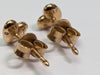 14ct Gold Pandora Heart earrings