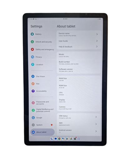 Lenovo Tab M10 3rd Gen - WiFi - Cellular - 64GB - Unlocked