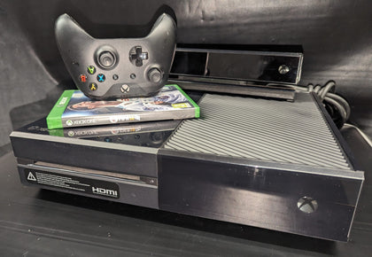 Original Xbox One 500gb with Kinect and FIFA 18.