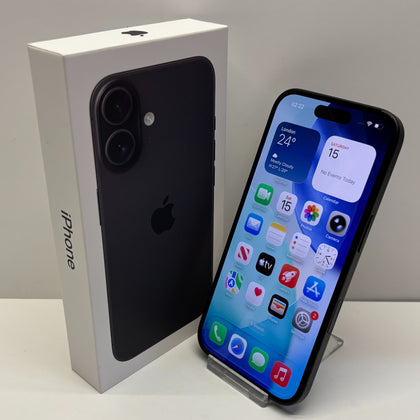 Apple iPhone 16 Unlocked Model A3287 128GB in Black Boxed