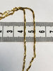 9CT Yellow Gold Thin Twisted Chain - 16" - 1.62G