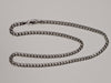 9ct White Gold Curb Chain 18"