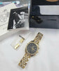 ASTON GERARD  BEAUTIFUL 18K GOLD PLATED DIAMOND MENS WATCH,