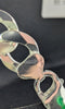 925 SILVER HALLMARKED, CURBED CHAIN WITH NO PENDANT, 24", 106.95G, BOXED