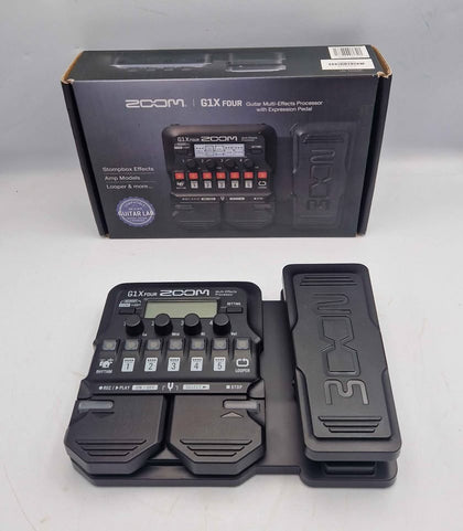 ZOOM G1X FOUR - Guitar Multi-Effects Processor With Expression Pedal - Boxed