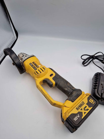 Dewalt 18v Cordless DCG412 125mm Angle Grinder With 5.0ah Batt & Charger