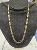 9ct Gold Curb Necklace Apx 15g (18")