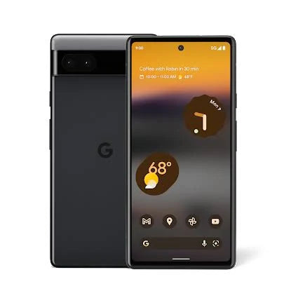 Google Pixel 6A, 128GB, Black, Unlocked