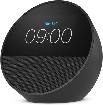 Echo Spot 2024: Stylish Smart Alarm Clock With Alexa & Rich Sound -