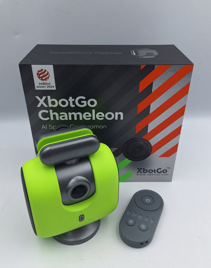 XbotGo Chameleon AI Auto Sports Action Camera - 4K 60FPS Football Camera and ball tracking Camera for Team Sports boxed with remote