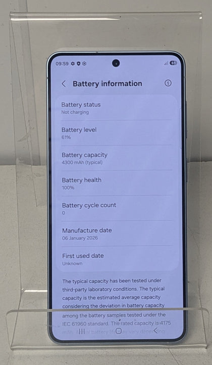 Samsung Galaxy S26 256GB Sky Blue - Unlocked *0 Cycle Count*