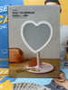 Typo - Shaped Mirror Desk Lamp - pink heart