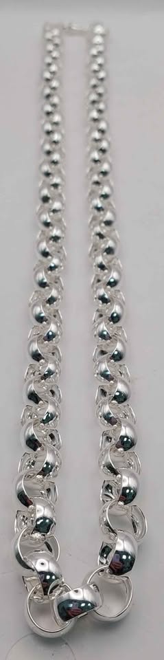 BRAND NEW 925 silver belcher style chain 86.9g 28