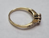 18ct Gold Diamond Ring Size M