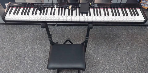 * collection only * Visionkey 100 portable keyboard with Stand & chair