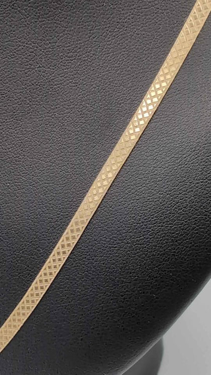 9ct Yellow Gold Herringbone Chain Necklace - 18