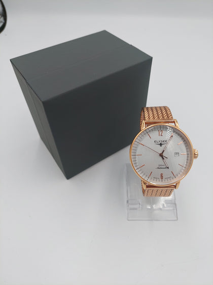 Elysee Sithon 13282M Made in Germany Men’s Automatic Dress Watch Rose Gold  *GREAT CONDITION*