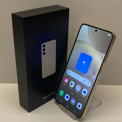 Samsung Galaxy S24 Unlocked Model SM-S921B/DS 128GB in Amber Yellow Boxed