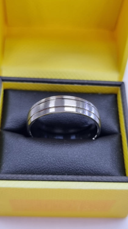 Palladium 500 Men's Ring Size W