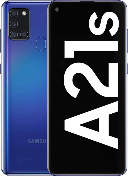 Samsung Galaxy A21s - 32GB - Blue - Tesco Network - Unboxed.