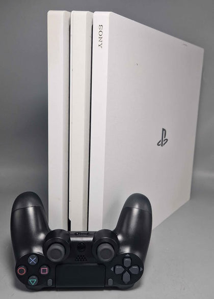 Sony Playstation 4 Pro Console, 1TB Glacier White