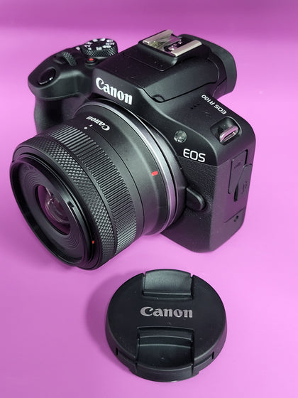 Canon Eos R100 Mirrorless Camera with RF-S 18-45mm :Lens