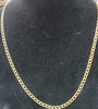 9ct Yellow Gold Curb Link chain - 22" - 5.6G. Hallmarked