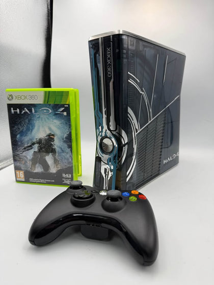 MICROSOFT XBOX 360, HALO 4 EDITION (SLIM), 320GB, W/GAME, UNBOXED