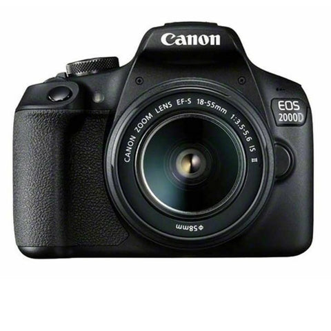 Canon Eos 2000D Black Kit EF-S 18-55mm F3.5-5.6 Is II