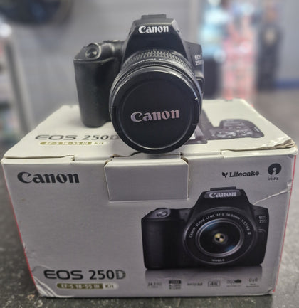 Canon EOS 250D With 18-55MM Lens..