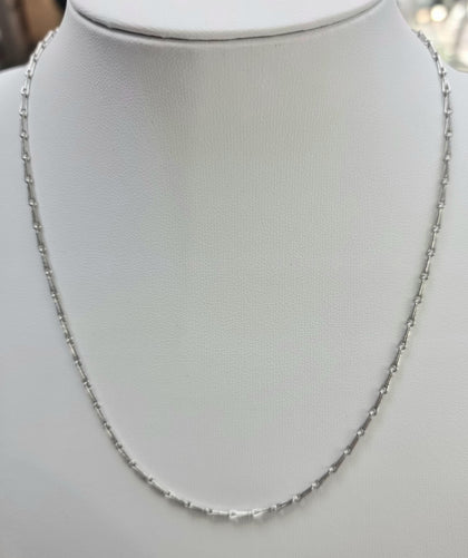 9ct White Gold Necklace 18