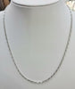 9ct White Gold Necklace 18"