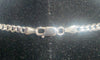 9ct WHITE GOLD CURB NECKLACE 375 11.4G 18'' in Length