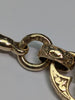 9ct gold figure of eight patterned bracelet