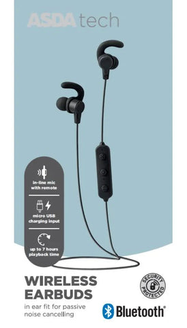 Asda Tech Wireless Earbuds