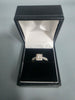 9ct Gold Halo Ring 2.9g 375 HM Size M