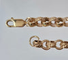9 Carat Gold Belcher Babies Patterned Bracelet