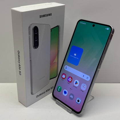Samsung Galaxy A56 5G Unlocked Model SM-A566E/DS 128GB in Awesome Lightgrey Boxed