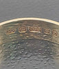 9ct yellow gold ring (375) size M Boxed 2.9g full hallmarked