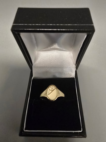 9ct Gold Ring 375 3.1G Size P